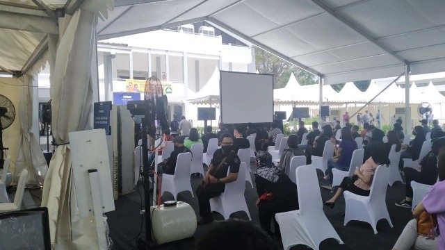 Mesin Antrian MSKreasi Support Vaksinasi Covid-19 untuk Awak Media