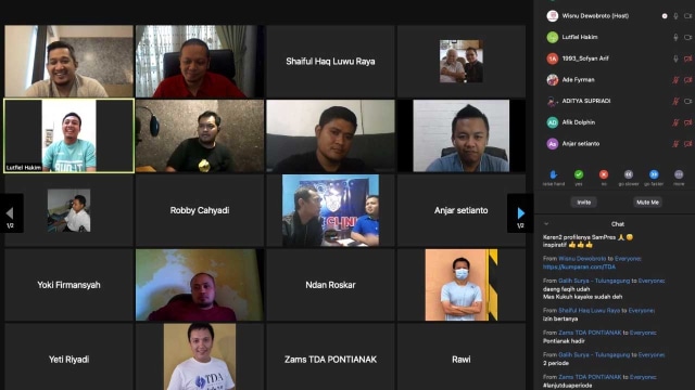 TDA Helat Ngopi Pagi Jilid II Secara Virtual