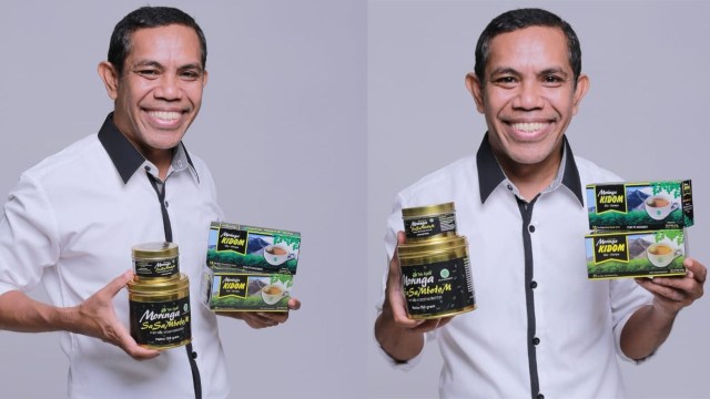 Nasrin Pengusaha Teh Daun Kelor Tembus Pasar Internasional