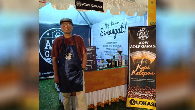Berawal Hobi Ngopi, Anas Amrullah Saat Ini Miliki 2 Outlet Kedai Kopi Atas Garasi