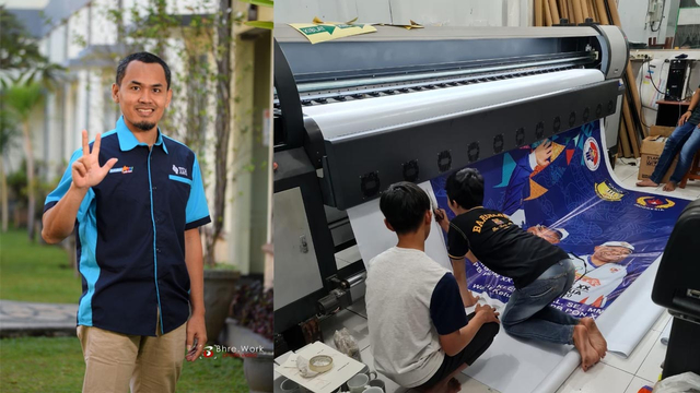 Mantan Karyawan Hotel, Saat Ini Sukses Jadi Pengusaha Percetakan di Jayapura