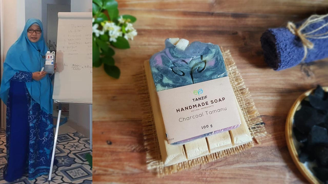 Rully Mustaqimah Sukses Bisnis Produksi Aneka Jenis Sabun Kebutuhan Rumah Tangga