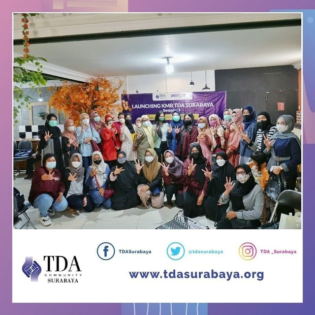 Komunitas TDA Surabaya Lauching KMB Season 1 Secara Offline