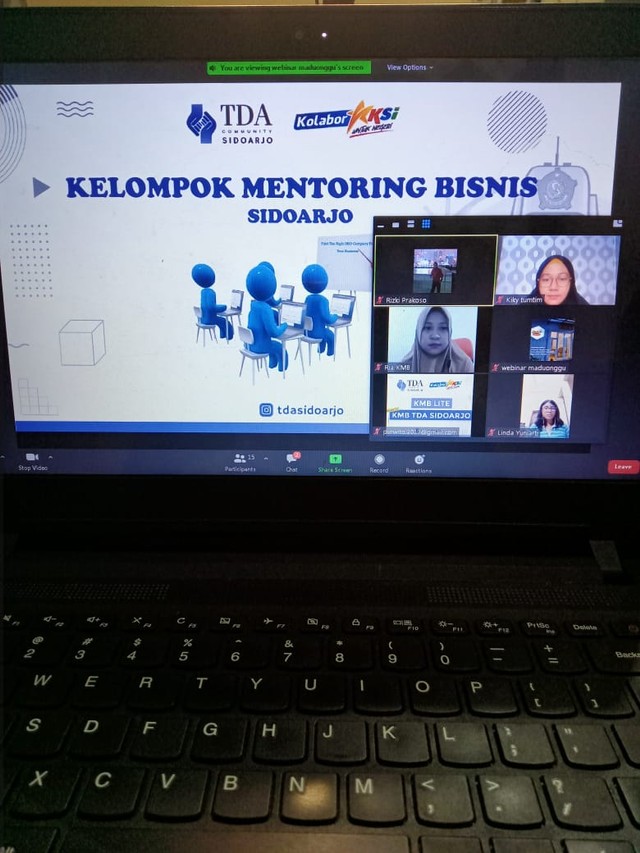 Komunitas TDA Sidoarjo Gelar Launching KMB Secara Online