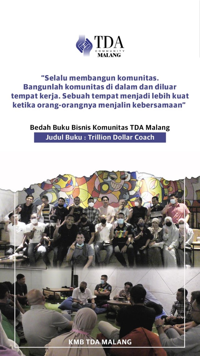 Perdana, TDA Malang Helat Review Buku Bisnis, Peserta Antusias