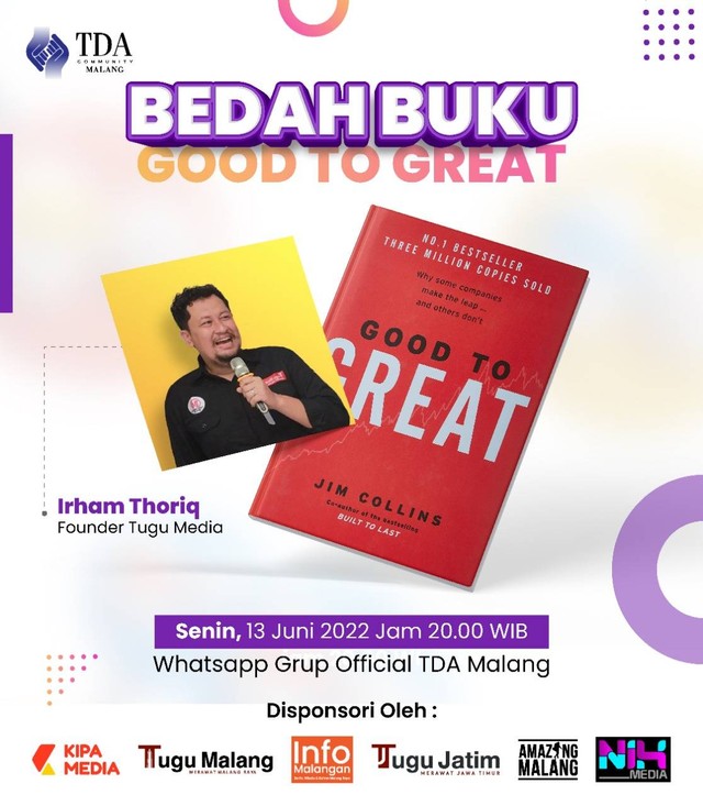 TDA Malang Langsungkan Bedah Buku Good to Great