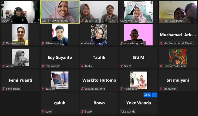 Komunitas TDA Semarang Selenggarakan Webinar Melejitkan Bisnis Fashion Pasca Pandemi