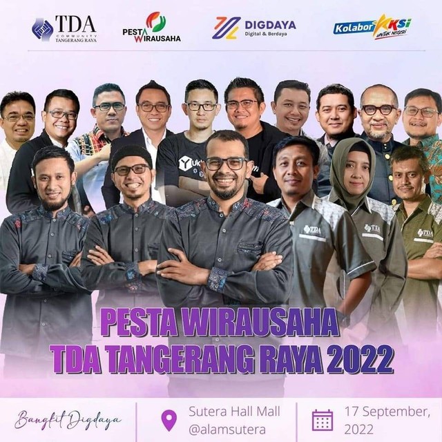 TDA Tangerang Helat Pesta Wirausaha Hadirkan Jaya Setiabudi