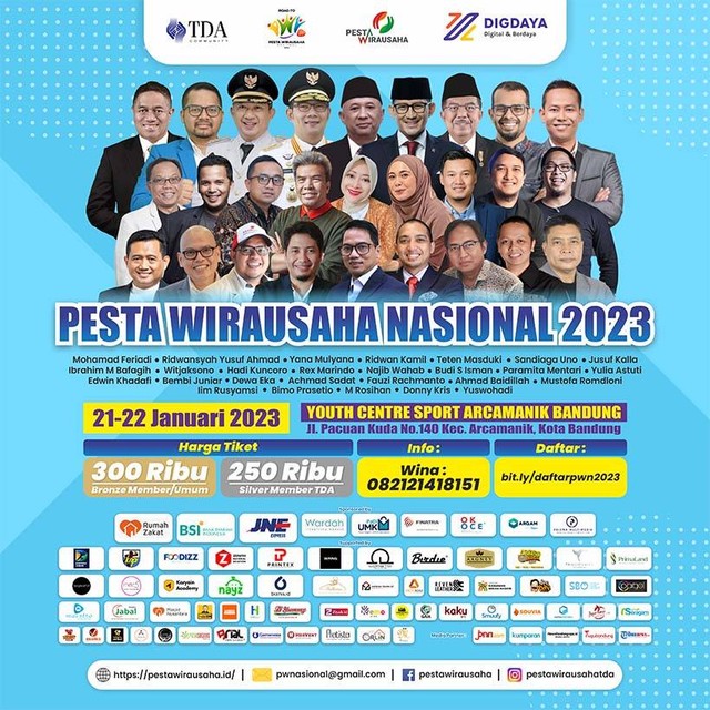 TDA Langsungkan Pesta Wirausaha Nasional 2023
