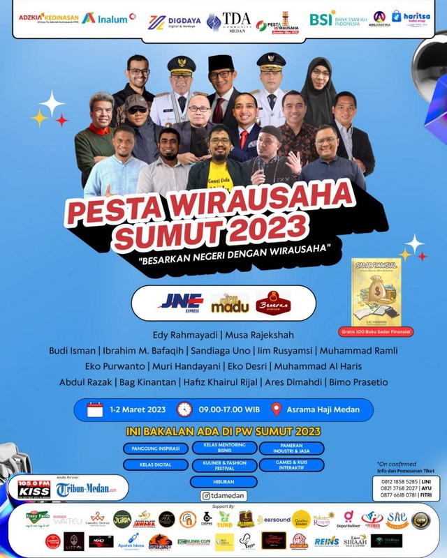 Pulihkan Perekonomian, TDA Sumut Akan Gelar Pesta Wirausaha 2023