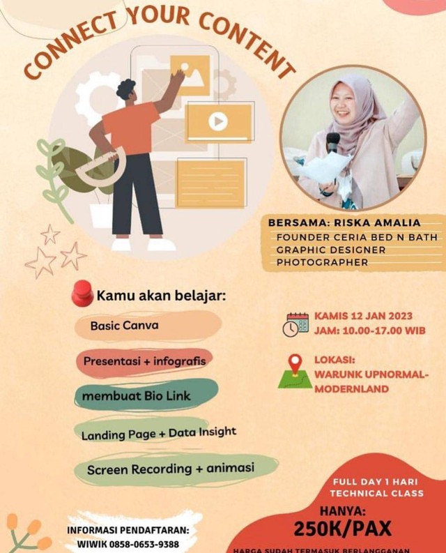 Guna Tingkatkan Skill Desain, TDA Tangerang Raya Helat Workshop Canva