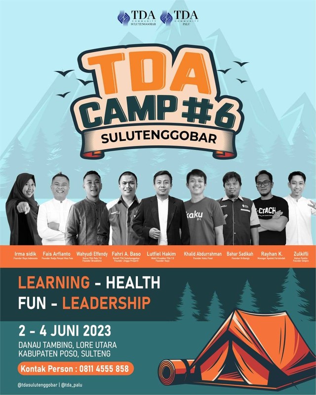 Komunitas Tangan Di Atas Sulutenggobar Akan Adakan TDA Camp