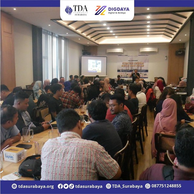 Ajak Pengusaha Cerdas Bisnis Naik Kelas, TDA Surabaya Gelar TDA Cangkruk