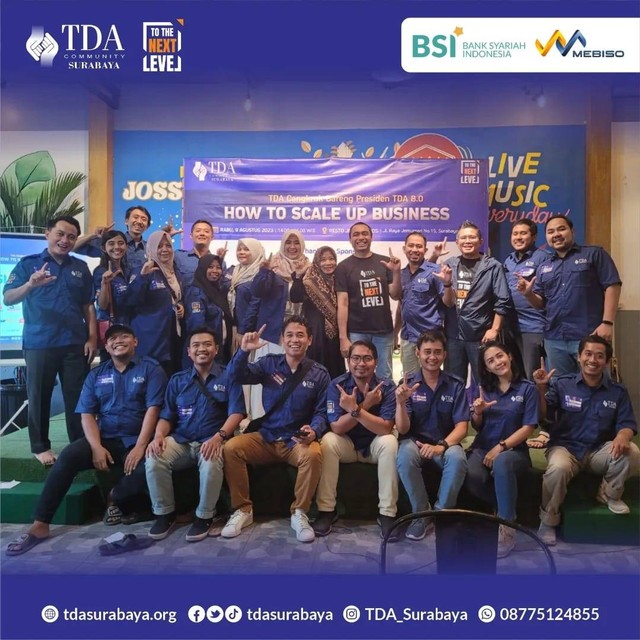Presiden TDA 8.0 Berbagi Tips Manajemen Tusuk Sate Pada TDA Cangkruk Surabaya