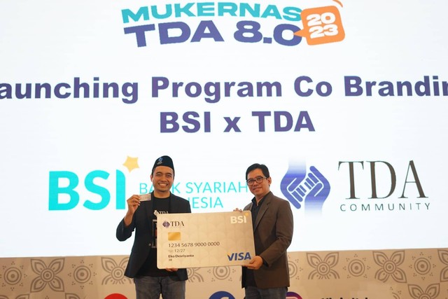 Tingkatkan Kerja Sama, BSI Gandeng Komunitas TDA Launching Program Co-Branding