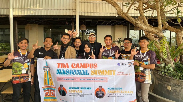 TDA Kampus Nasional Summit 2023, Ajang Bagi Pengalaman Antar Pengurus