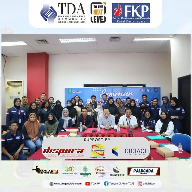 Komunitas Pengusaha TDA Kutai Kartanegara Gelar Full Day Workshop