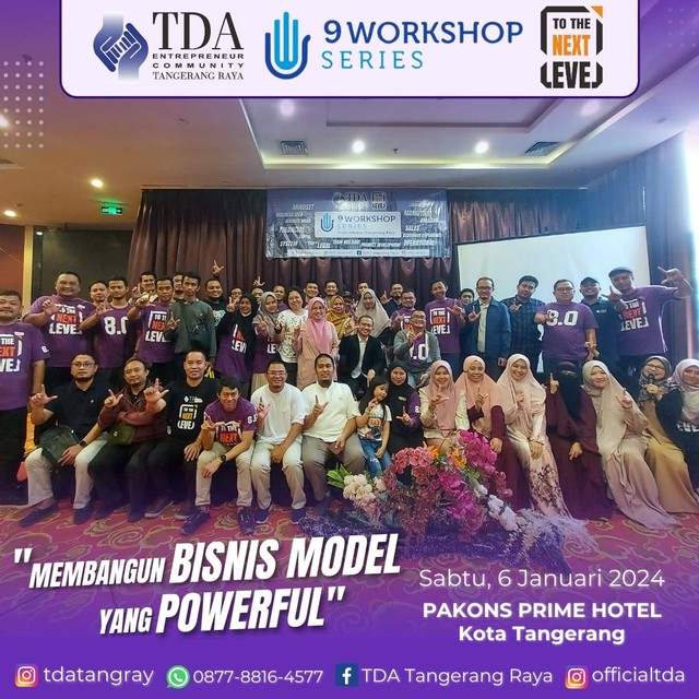 TDA Tangerang Raya Helat Seminar Membangun Bisnis Model yang Powerful