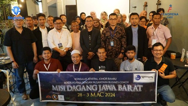 TDA Jakbar Helat Bisnis Matching dengan Pengusaha Johor Bahru Malaysia