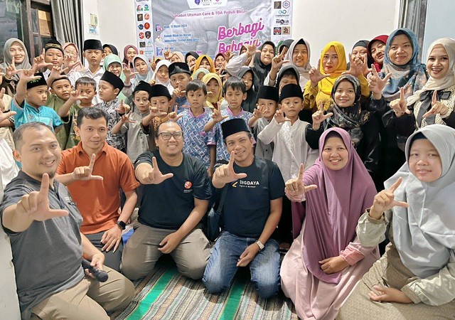 Berbagi Kebahagian, Komunitas TDA Blitar Adakan Buka Puasa Bersama Anak Yatim