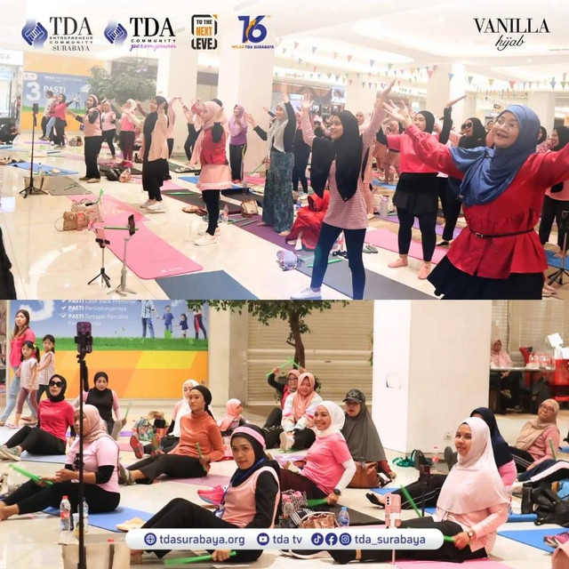TDAP Surabaya Langsungkan Pondfit Kolaborasi dengan Vanilla Sister Surabaya