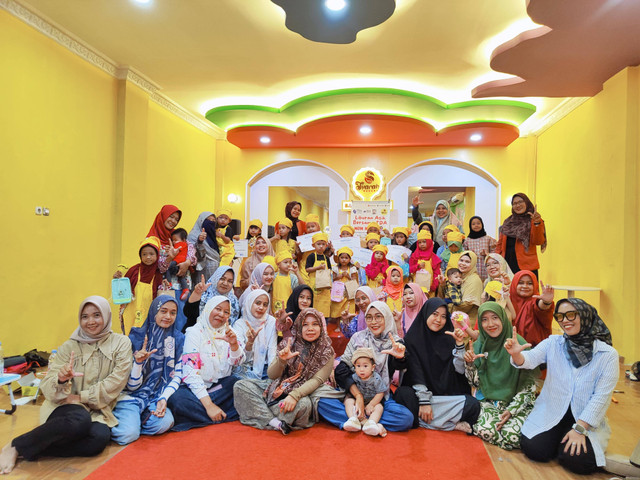 Bangun Kekompakan Mom dan Kids, Komunitas TDA Bengkulu Selenggarakan Demo Masak