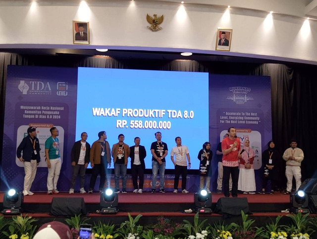 Gandeng Wakaf Warrior, TDA Peduli Kumpulkan Rp 560 Juta di Mukernas TDA 2024