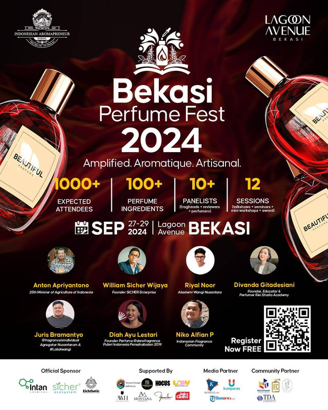 Indonesia Aromapreneur x Komunitas TDA Langsungkan Bekasi Perfume Fest 2024