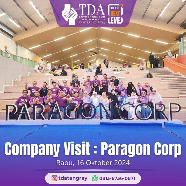 TDA Langsungkan Seminar Inspiratif Hadirkan CEO NSEI Paragon, Salman Subakat