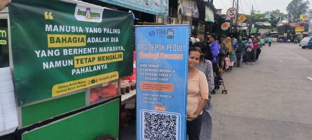 TDA Peduli Depok Helat Program Sedekah Jumat