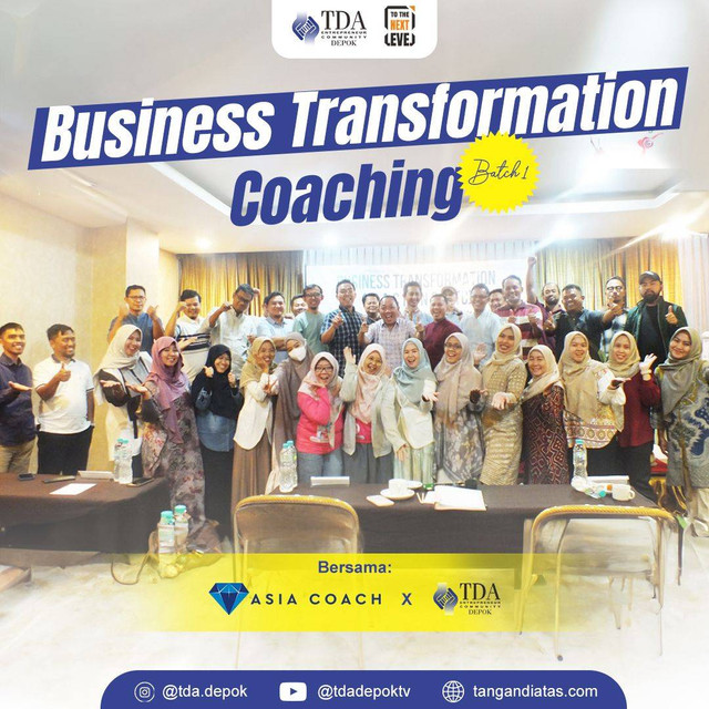 TDA Depok Selenggarakan Program Business Transformation Coaching Batch 1