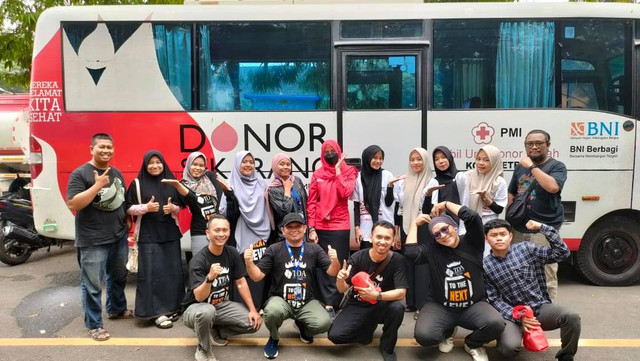 Peduli Sesama, TDA Metro Gandeng PMI Selenggarakan Baksos Donor Darah