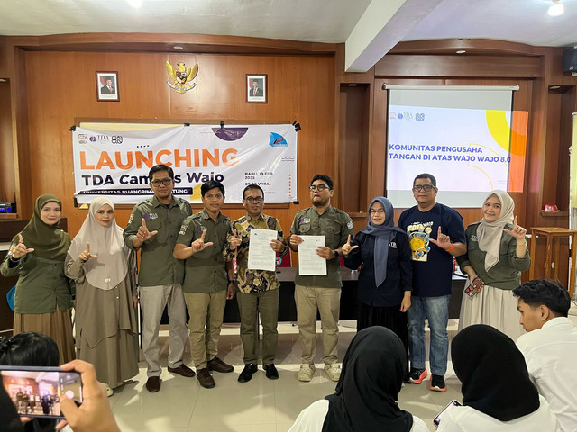Bangun Jiwa Wirausaha Mahasiswa TDA Wajo Adakan Launching TDA Kampus