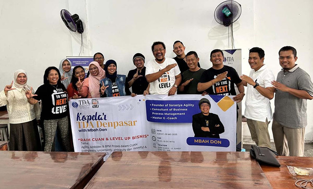 TDA Denpasar Adakan Kopdar Diskusikan Ambidextrous Organization di Era Multi Generasi