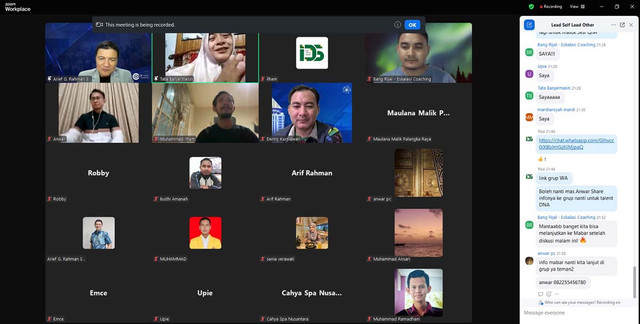 TDA Banjarmasin Gelar Webinar 'Lead Self Lead Others' Bareng Coach Arif Rahman