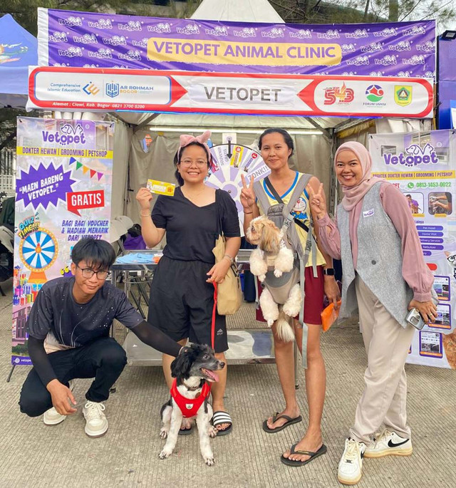 Vetopet Ramaikan Kabogorfest 2025: Konsultasi Hewan Gratis dan Edukasi Publik