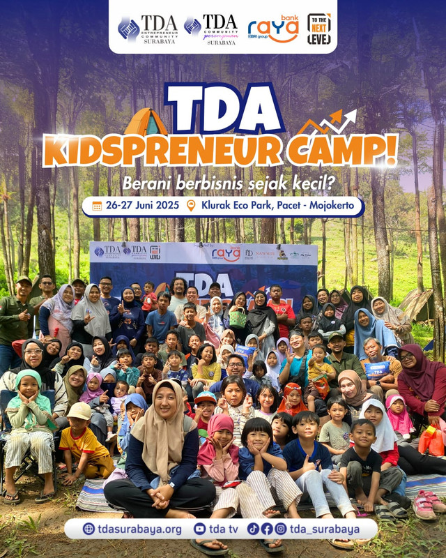 TDAP Surabaya Langsungkan Kidspreneur Camp, Edukasi Anak Jadi Pebisnis Cilik