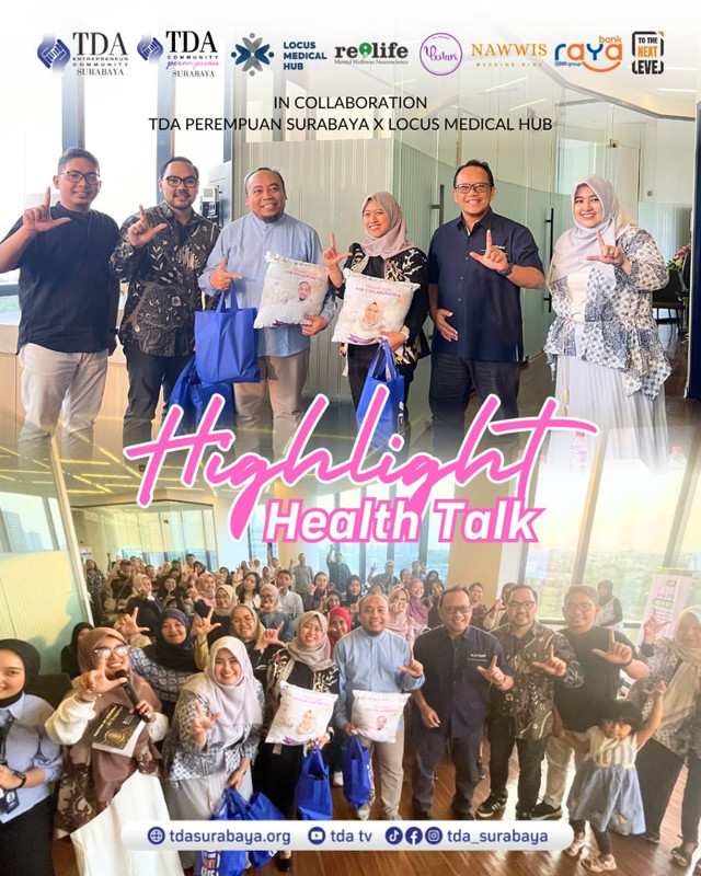 TDA Perempuan Surabaya dan Locus Medical Hub Kupas Pemulihan Luka Psikologis
