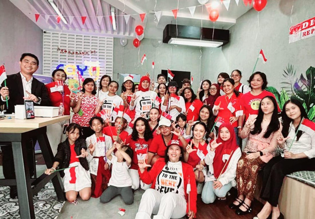 TDA Denpasar Gelar Perayaan HUT RI ke-80 Bersama Bank Raya dan Komunitas Bali