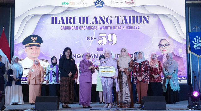 TDA Perempuan Surabaya Raih Tiga Penghargaan di HUT GOW Kota Surabaya