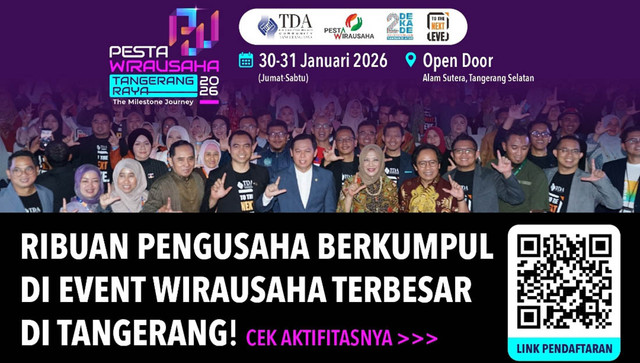 Ribuan Pengusaha Berkumpul di Pesta Wirausaha TDA Tangerang Raya 2026