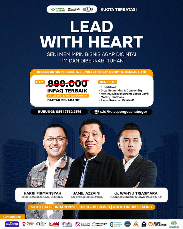 Seni Memimpin dengan Hati, Kunci Bisnis Bertahan dan Dicintai Tim
