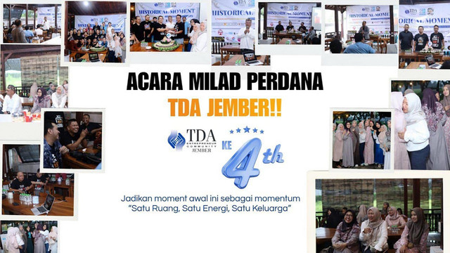 Milad TDA Jember Perkokoh Jejaring dan Kapasitas Bisnis Lewat Bukber