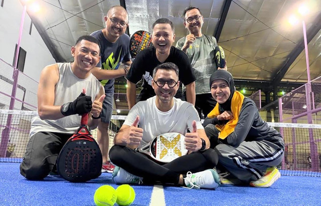 Silaturahmi di Lapangan Padel, TDA Jaksel Perkokoh Jejaring Pengusaha