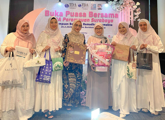 TDA Perempuan Surabaya Ajak Driver Ojol Perempuan Buka Puasa Bersama