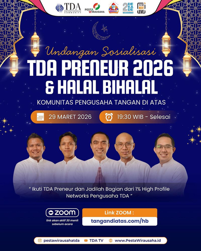 Sosialisasi TDA Preneur 2026, Momentum Pengusaha Naik Kelas dan Perluas Jejaring