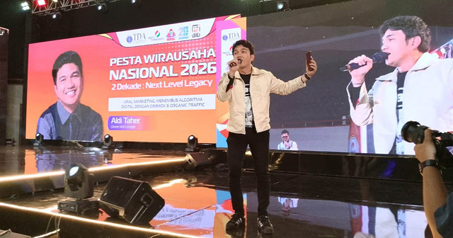 Artis Aldi Taher Bongkar Rahasia Viral dan Laris Jualan di PWN 2026