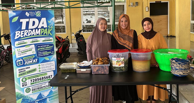 TDA Palopo Distribusikan 314 Porsi Makanan Lewat Program TDA Berdampak