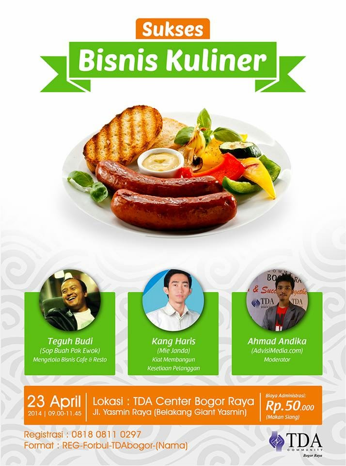 Forum Bulanan "SUKSES BISNIS KULINER"