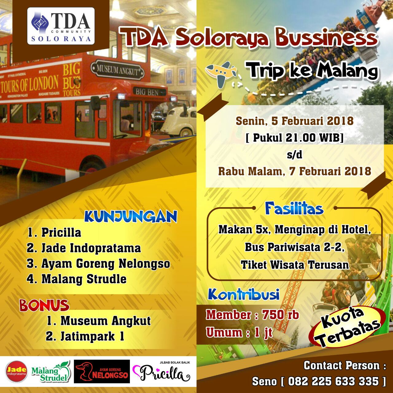 TDA Solo Bisnistrip ke Malang